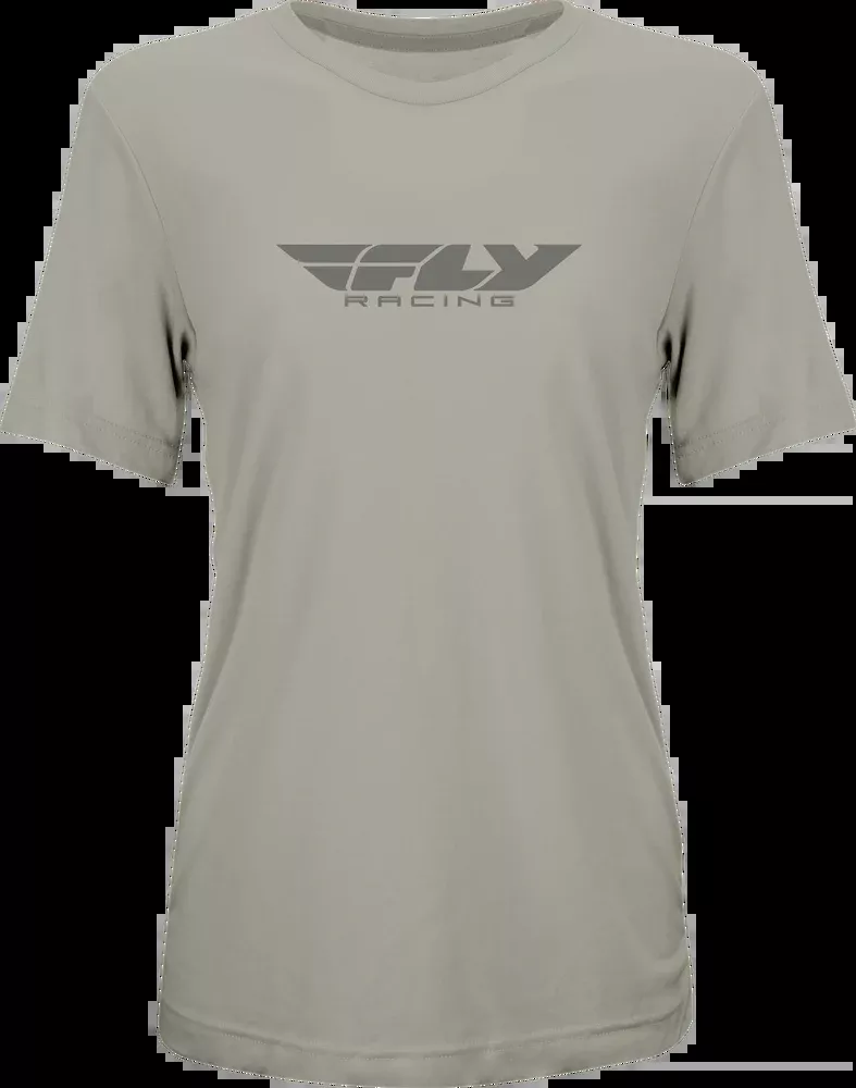 Fly Racing Women's FLY Origin Corp TEE Stone Heather XL