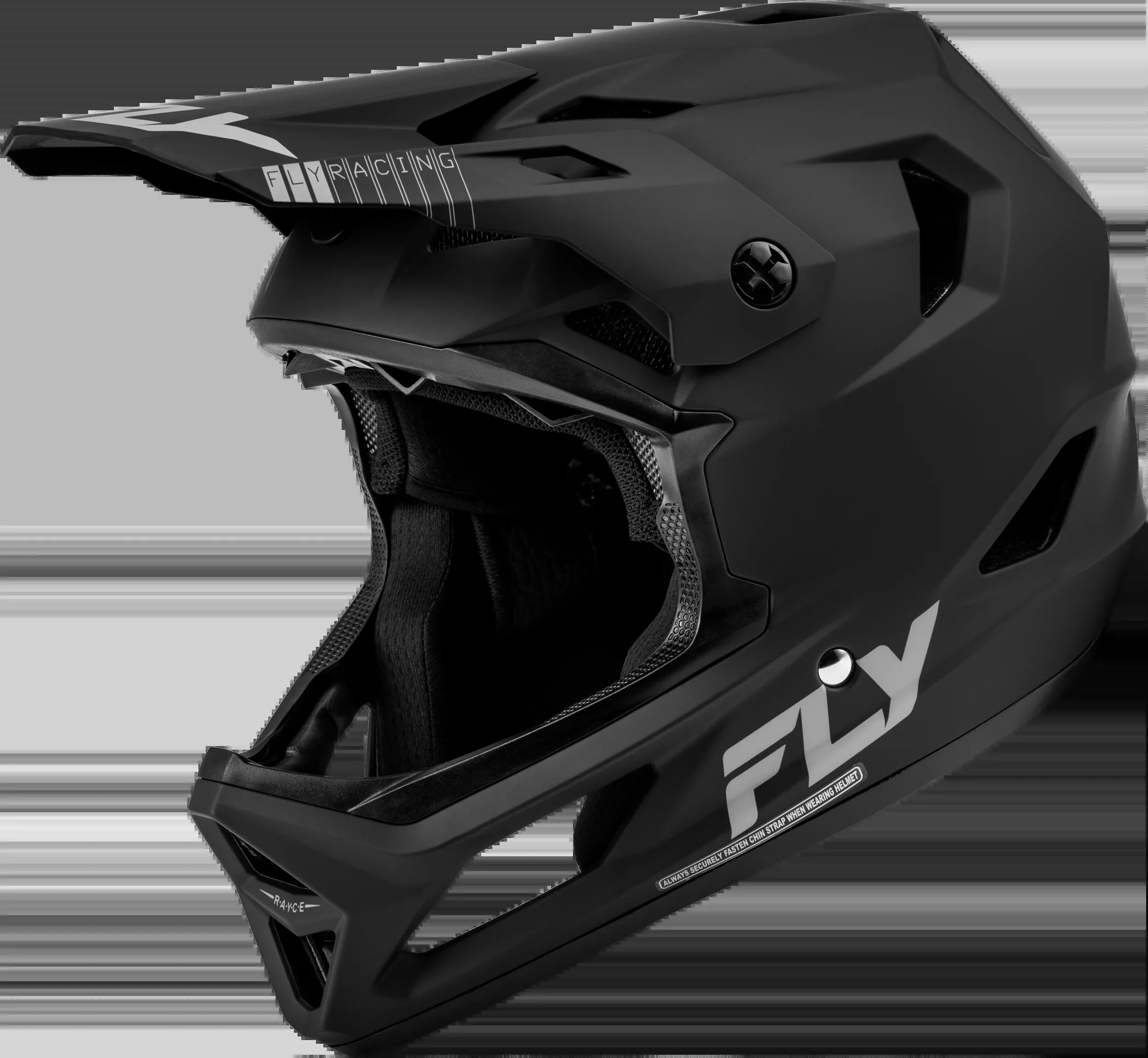 Fly Racing Youth Rayce Bicycle Helmet Matte Black Yl-73-3613YL