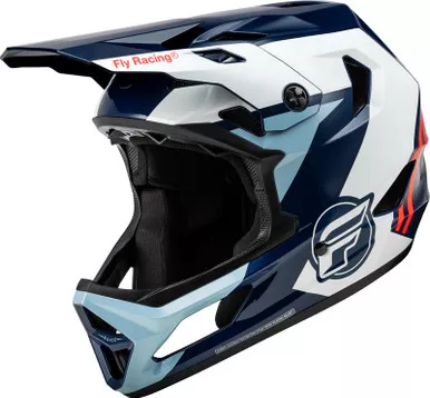 Fly Racing Youth Rayce Helmet Red White Blue