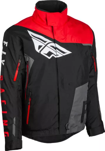 Fly Racing Youth Snx Pro Black Grey Red Jacket