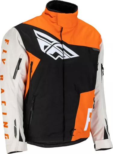 Fly Racing Youth Snx Pro Orange Grey Black Jacket