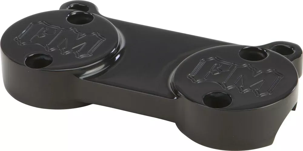 Forbidden Riser TOP Clamp Black With Gauge Mount Tabs