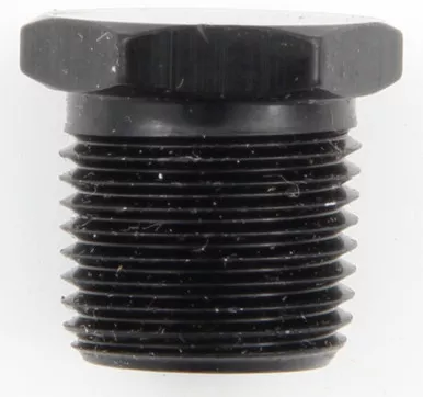 Fragola 1/2 MPT Hex Pipe Plug Black 493304-BL
