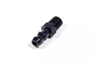 Fragola 3/8 Hose Barb X 1/4 MPT Fitting Black 484006-BL