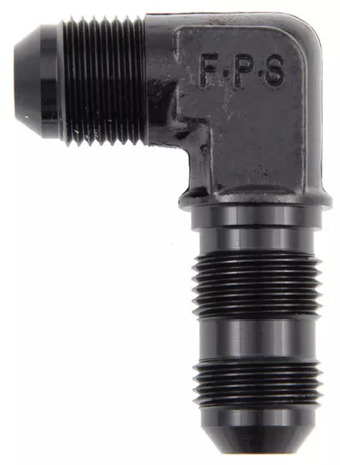 Fragola #3 x 90 Deg Bulkhead Fitting Black 483303-BL