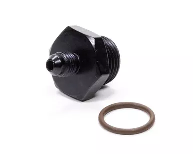 Fragola #4 x 7/8-14 (#10) Radius O-Ring Fitting Black 495112-BL
