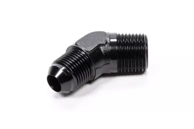 Fragola 45 Deg Adapter Fitting #8 x 1/2 MPT Black 482388-BL