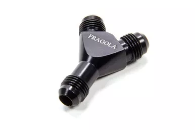 Fragola 6an Y-Male Fitting Black 900606-BL