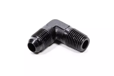 Fragola 90 Deg Adapter Fitting #4 x 1/8 MPT Black 482204-BL