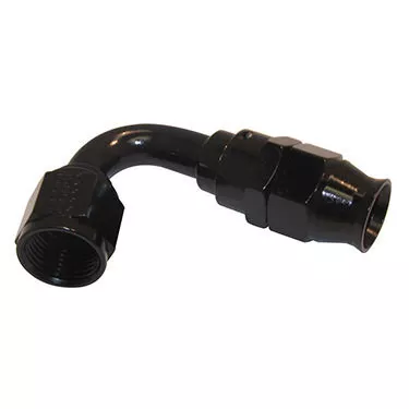 Fragola Hose Fitting #12 120 Deg PTFE Black 681212-BL