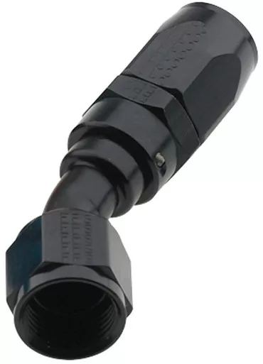 Fragola Hose Fitting #6 30 Deg Pro-Flow Black 223006-BL