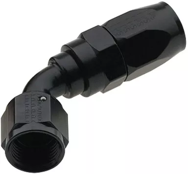 Fragola Hose Fitting #8 60 Deg Pro-Flow Black 226008-BL