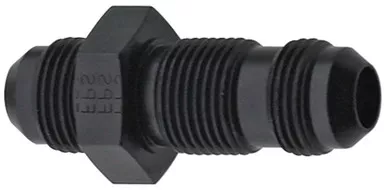 Fragola Str Bulkhead Fitting #12 Black 483212-BL