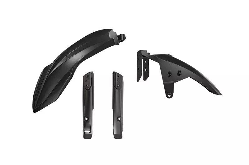 FRONT FENDER & FORK GUARD KIT 3PCS YAMAHA T7 700 R-TECH BLACK R-KITT7F-NR0-024