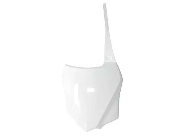 FRONT PLATE 14-25 KX85/100/112 WHITE, RTECH R-TBKX0BN0014