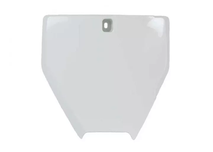 FRONT PLATE 18-23 HUSKY TC85, WHITE, RTECH R-TBHSQBN0185