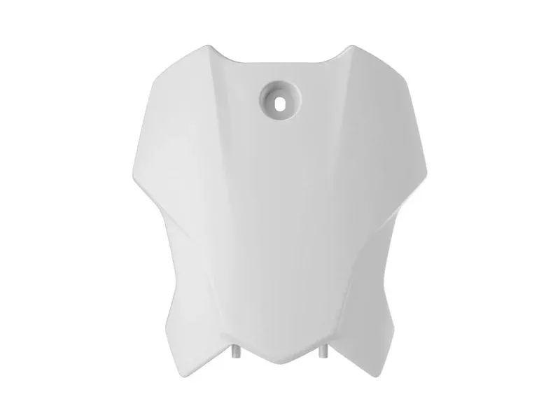 FRONT PLATE TRIUMPH TF 250 450 R-TECH R-TBTRIBN0025 WHITE