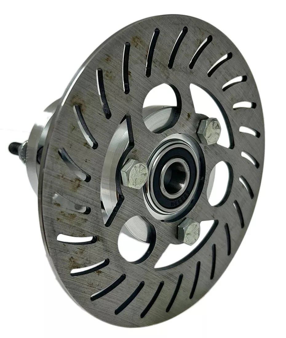 Front Wheel & Brake Hub with Rotor 58mm & 2.5" Bolt Circle | 6" or 7" Brake Disc