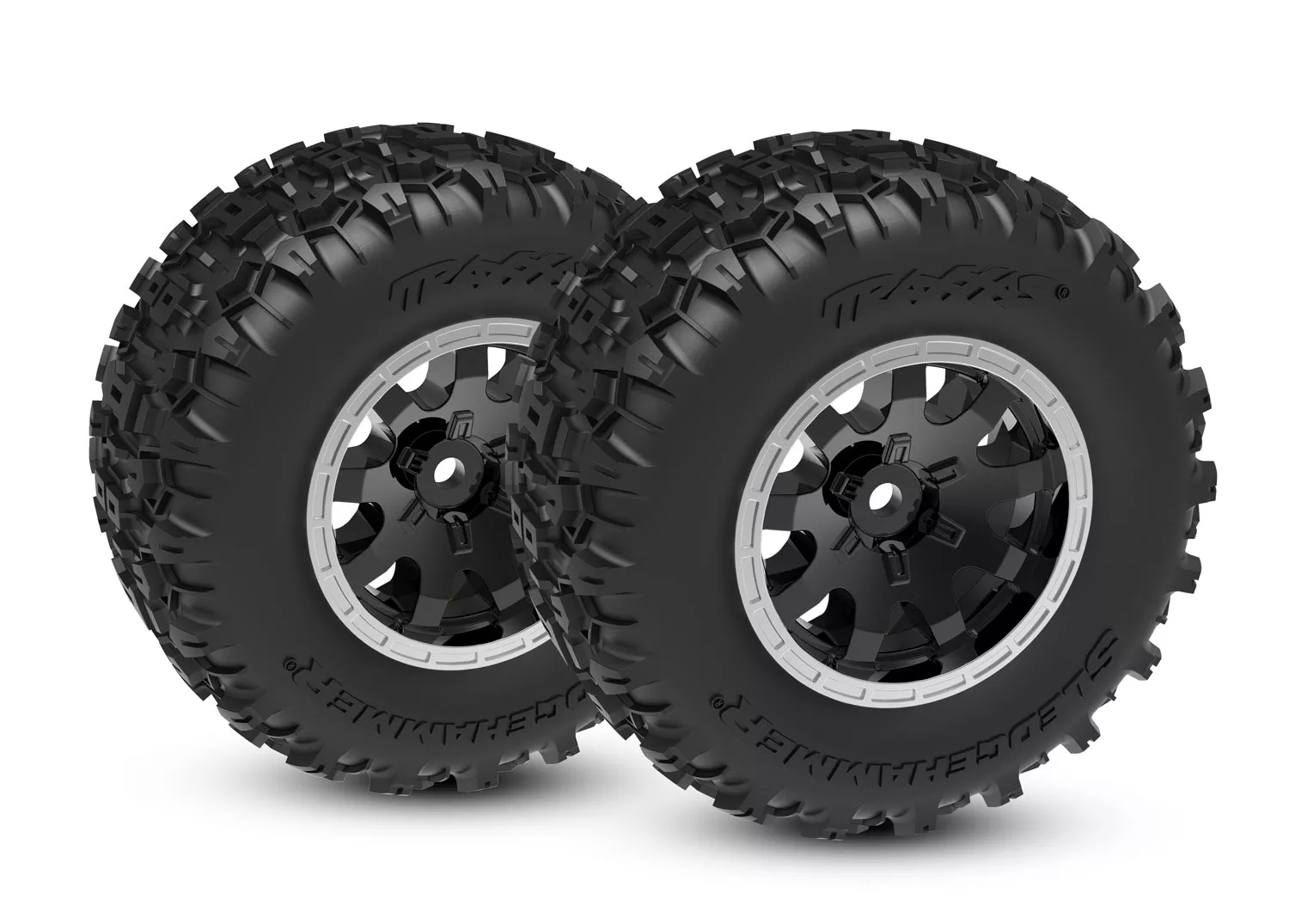 Front Wheels with Sledgehammer Tires