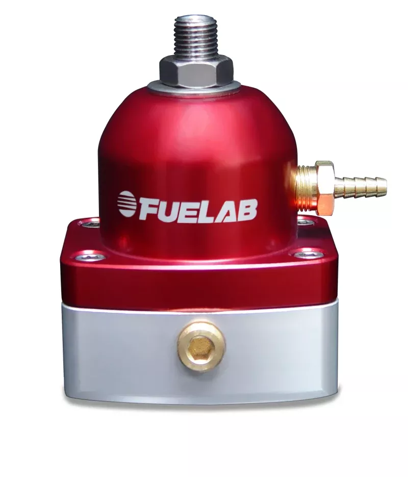 Fuelab 535 EFI Adjustable Mini FPR 25-90 PSI (2) -6AN In (1) -6AN Return – Red