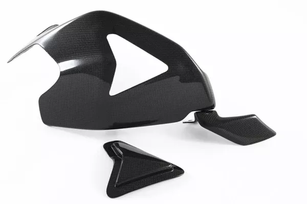 Fullsix Carbon SWINGARM GUARD With SLIDER And SHARK FIN