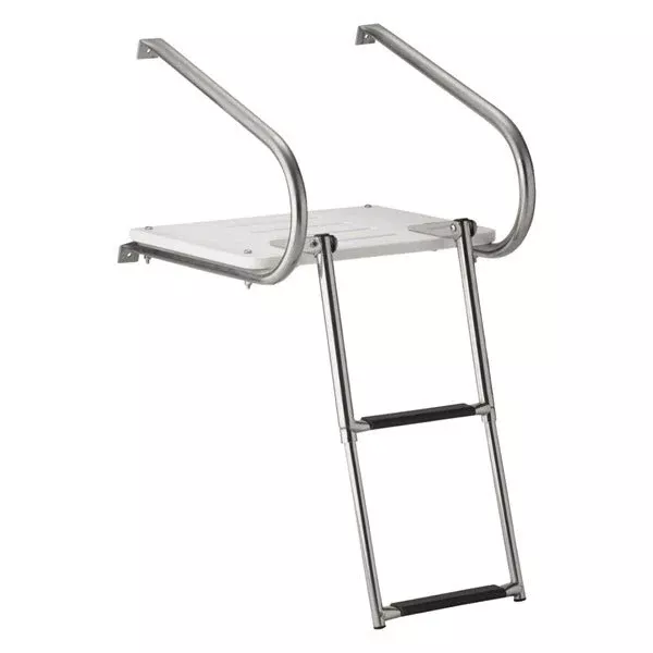 Garelick Swim Platform With Telescoping Ladder, Over Platform
