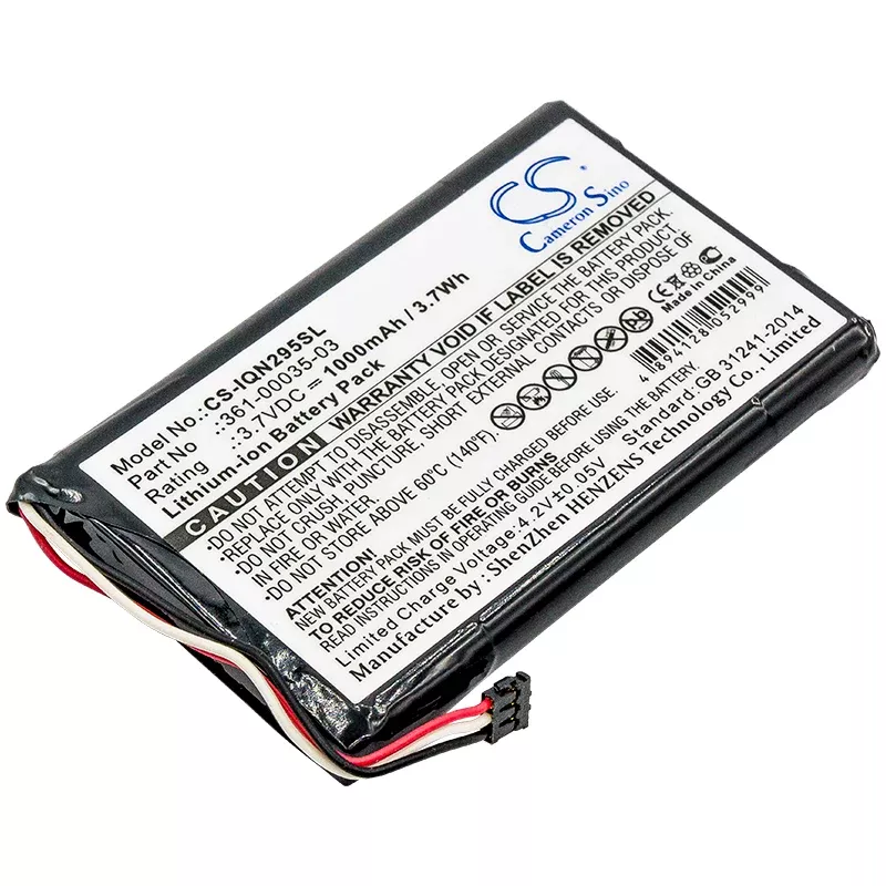 Garmin Nuvi 2555LMT Nuvi 2555LT Nuvi 2495LMT Nuvi 2475LT Nuvi 2455LMT Nuvi 2455LT Nuvi 2447 Nuvi 2447LT Nuvi 2457 Nuvi 2457LMT GPS Replacement Battery