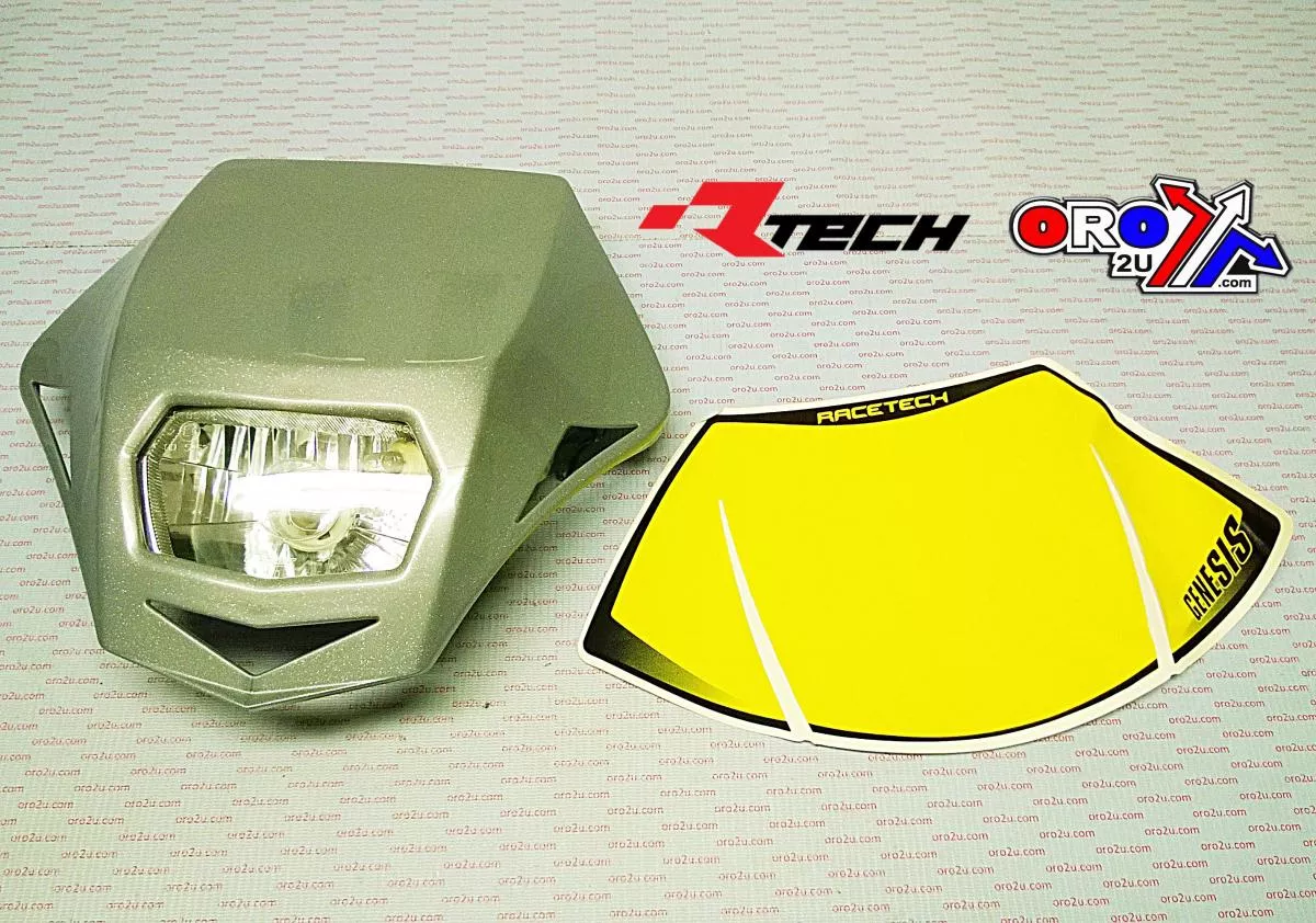 GENESIS HEADLIGHT SILVER, RTECH R-MASKSI00006, SILVER