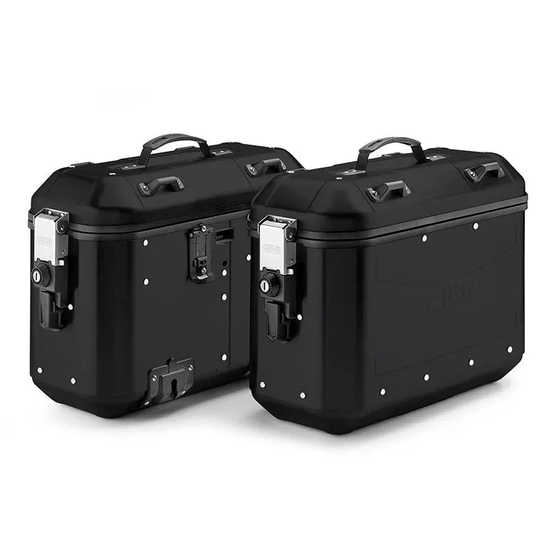 Givi DLMK36B Restyled Trekker Dolomiti ALU Black/2 Pieces