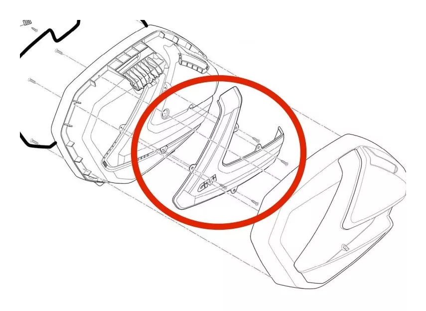 Givi V37 Side Case Cover Replacement