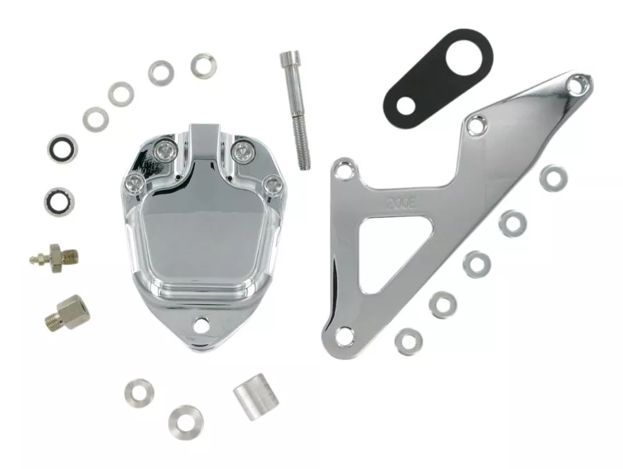 GMA 200E Front Single Disc Brake Caliper And Bracket For Harley FX / Sportster XLT 1974-1977