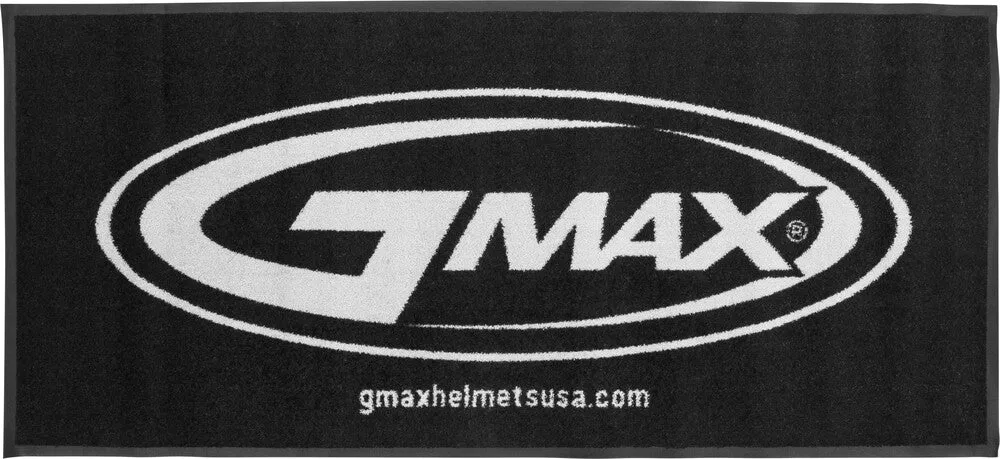 Gmax RUG Floor RUG Black White 73"X33"