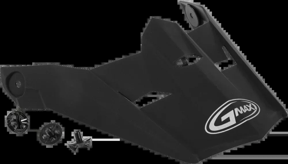 Gmax Visor With Screws MX-46Y Matte Black - G046866