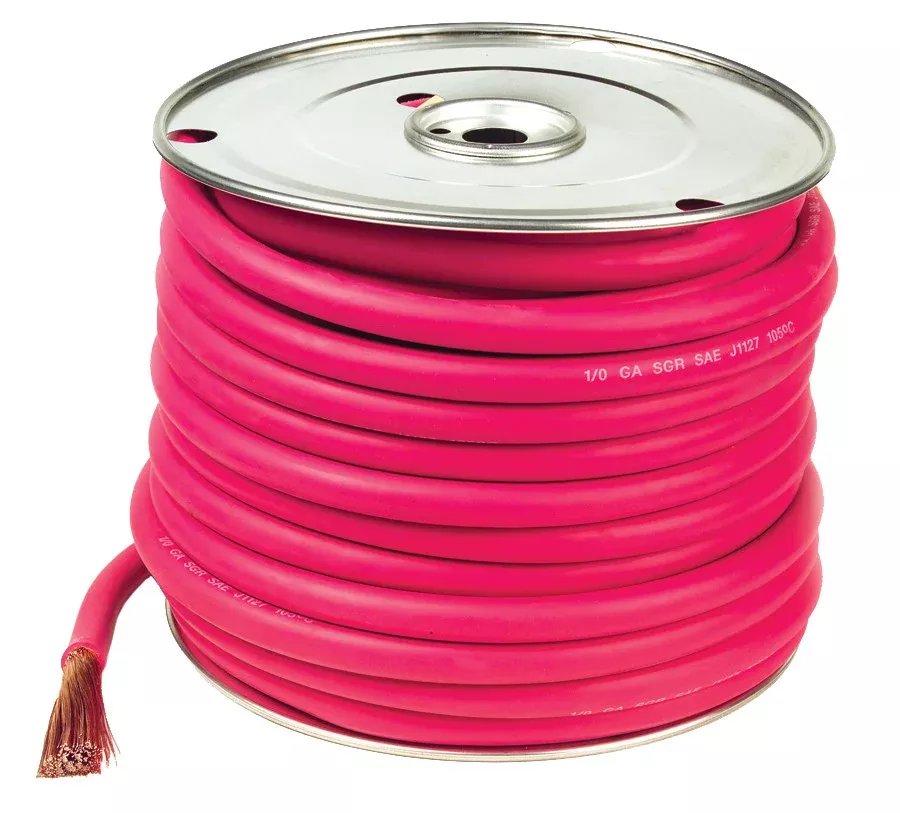 Grote Battery Cable 6 GA 25′ RED – 82-6722