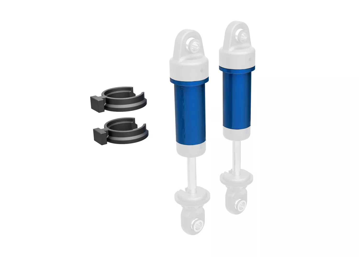 GTM Shock Body (Blue, Red, Green, Orange, or Dark Titanium-Anodized) (Includes Spring Pre-Load Spacers) (2)
