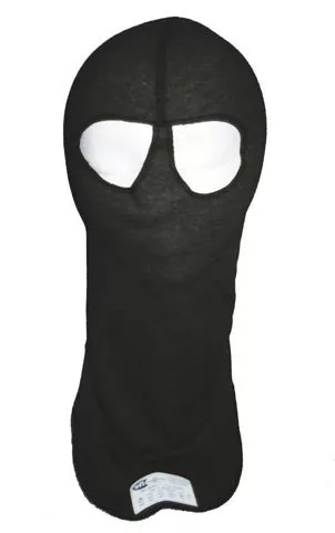 Head Sock Black Dual Eyeport 2 Layer 1422
