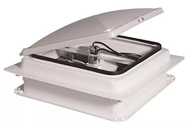 Heng's V971202-C1G1 White (14" x 14") 12V EZ Vent
