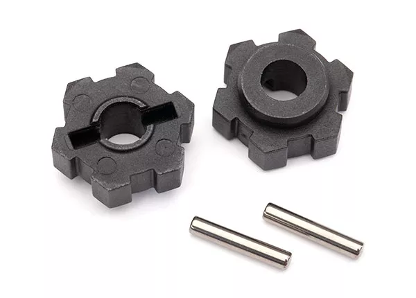 Hex Wheel Hubs (2)/ 2.5x14 Pins (2), Maxx
