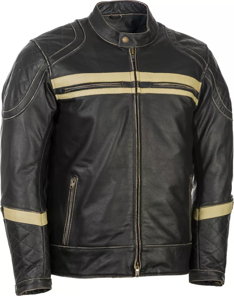 Highway 21 Motordrome Jacket Antique Black 3X
