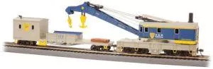HO 250t Crane & Boom Car D&HBachmann Train HO Scale