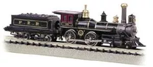 HO 4-4-0 American Steam Loco PRR w/Coal Load/DCC ReadyBachmann Train HO Scale