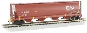 HO 4-Bay Cyl.Hopper CN/oxide redBachmann Train HO Scale