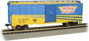 HO 40' PS-1 Boxcar BSSA Pinewood DerbyBachmann Train HO Scale