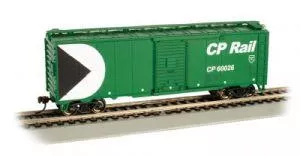 HO 40' PS-1 Boxcar CP Rail #60026/grnBachmann Train HO Scale