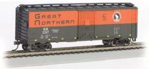 HO 40' PS-1 Boxcar GN #2357/grn&orgBachmann Train HO Scale