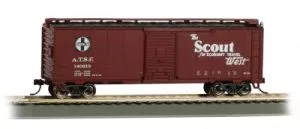 HO 40' SF Map Boxcar/ScoutBachmann Train HO Scale