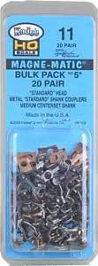 HO #5 Bulk/20pr CouplerKadee Train HO Scale