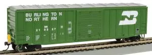 HO 50' Boxcar w/ETD BNBachmann Train HO Scale