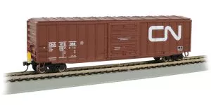 HO 50' Boxcar w/ETD CNBachmann Train HO Scale