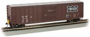 HO 50' Boxcar w/ETD Frisco #44213Bachmann Train HO Scale